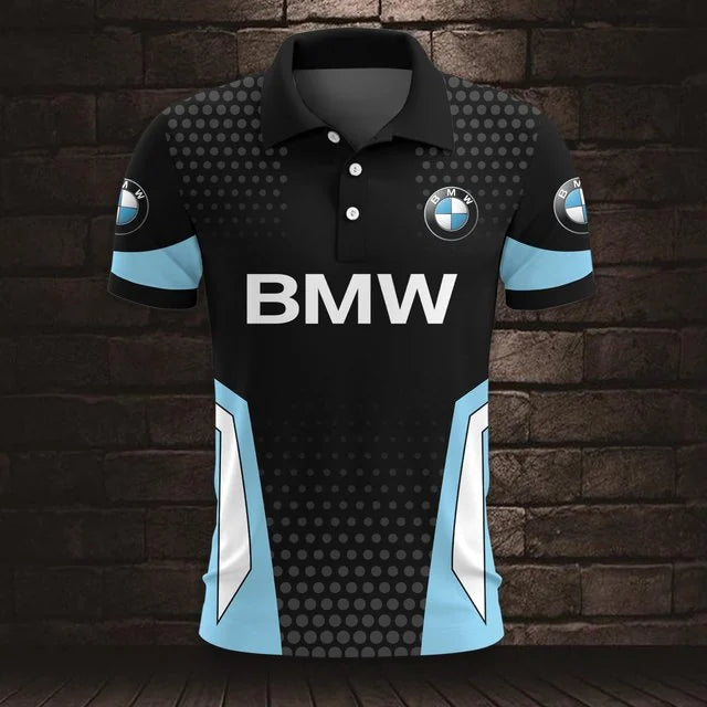 3D All Over Printed BMW Car Polo Shirt Limited Edition v2