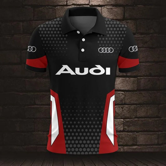 3D All Over Printed Audi Polo Shirt Limited Edition v2