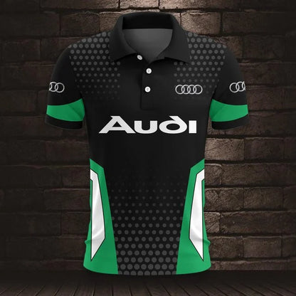 3D All Over Printed Audi Polo Shirt Limited Edition v2