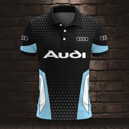 3D All Over Printed Audi Polo Shirt Limited Edition v2