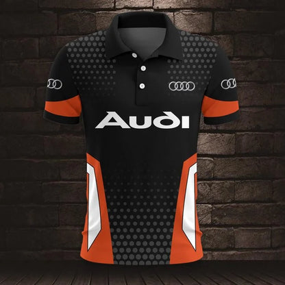 3D All Over Printed Audi Polo Shirt Limited Edition v2