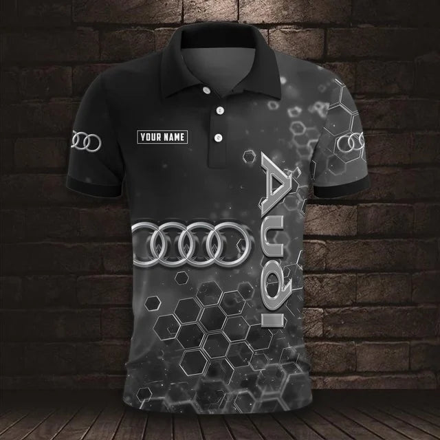 Audi 3D Polo Shirt v3 – Custom Name