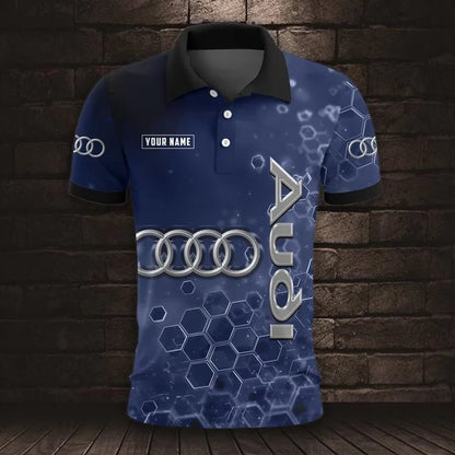 Audi 3D Polo Shirt v3 – Custom Name