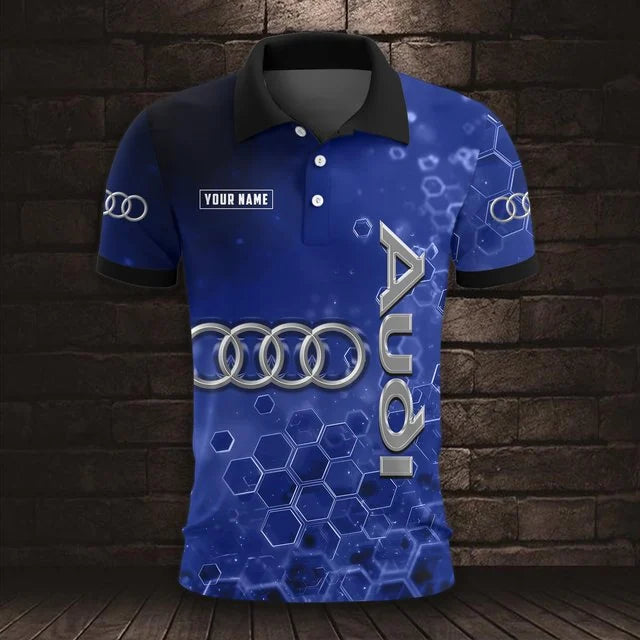 Audi 3D Polo Shirt v3 – Custom Name