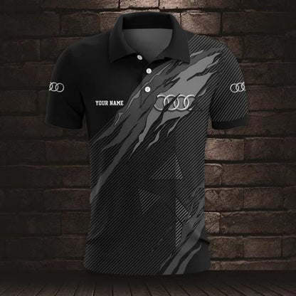 Audi 3D Polo Shirt v6 – Custom Name