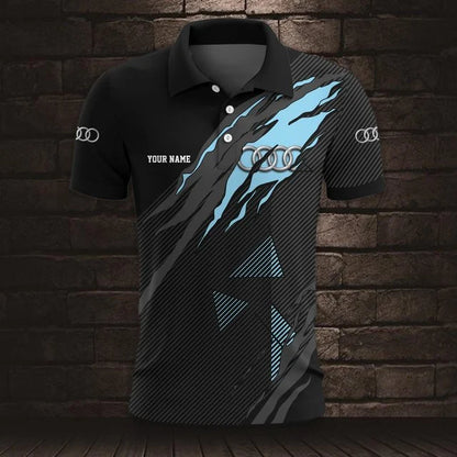 Audi 3D Polo Shirt v6 – Custom Name