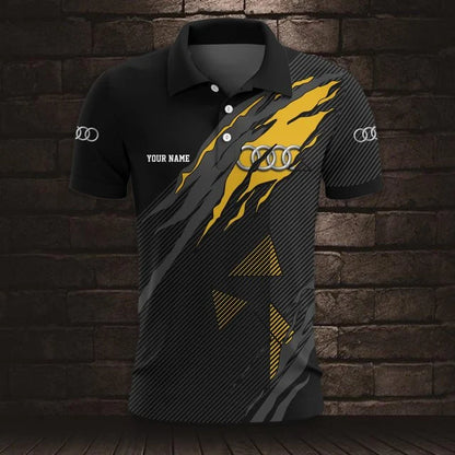 Audi 3D Polo Shirt v6 – Custom Name
