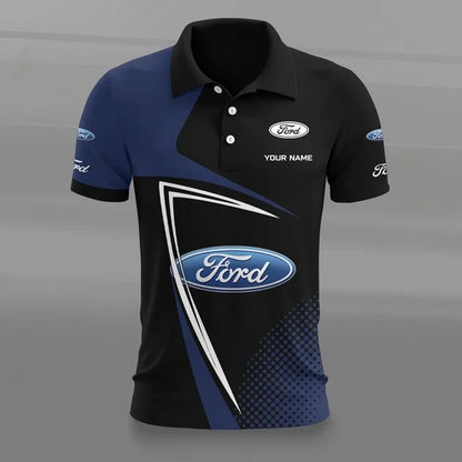 Ford 3D Polo Shirt v2 – Custom Name