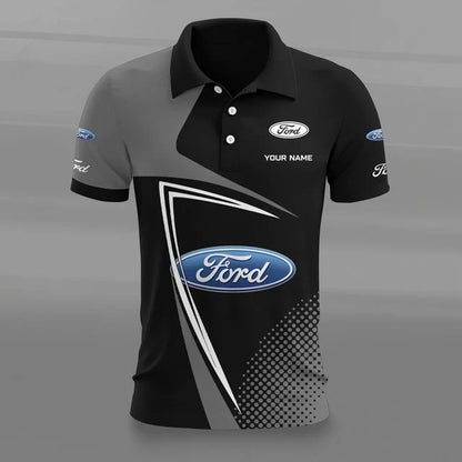 Ford 3D Polo Shirt v2 – Custom Name