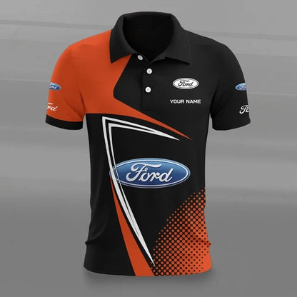 Ford 3D Polo Shirt v2 – Custom Name