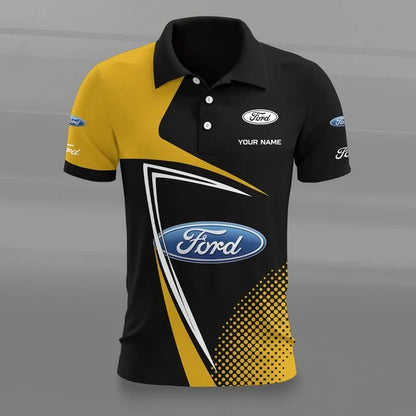 Ford 3D Polo Shirt v2 – Custom Name