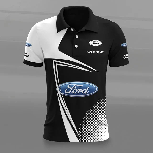 Ford 3D Polo Shirt v2 – Custom Name