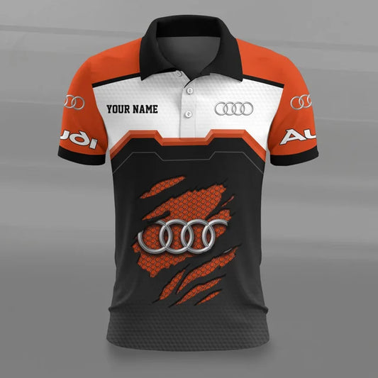 Audi 3D Polo Shirt v5 – Custom Name