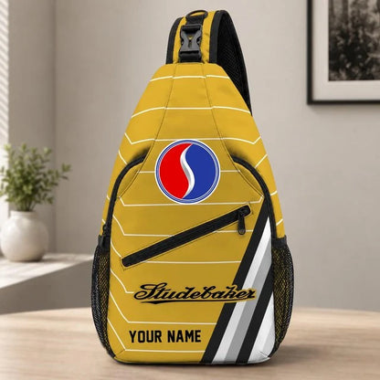 Studebaker Custom Name Sling Bag – Racing Style Crossbody Backpack