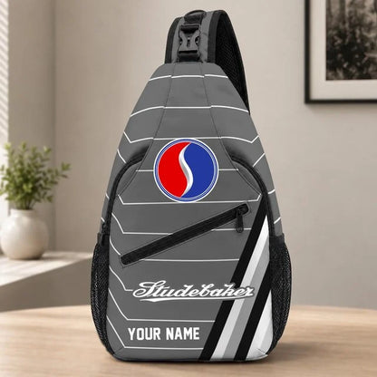 Studebaker Custom Name Sling Bag – Racing Style Crossbody Backpack