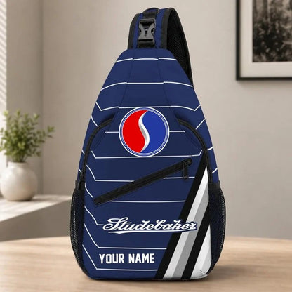 Studebaker Custom Name Sling Bag – Racing Style Crossbody Backpack