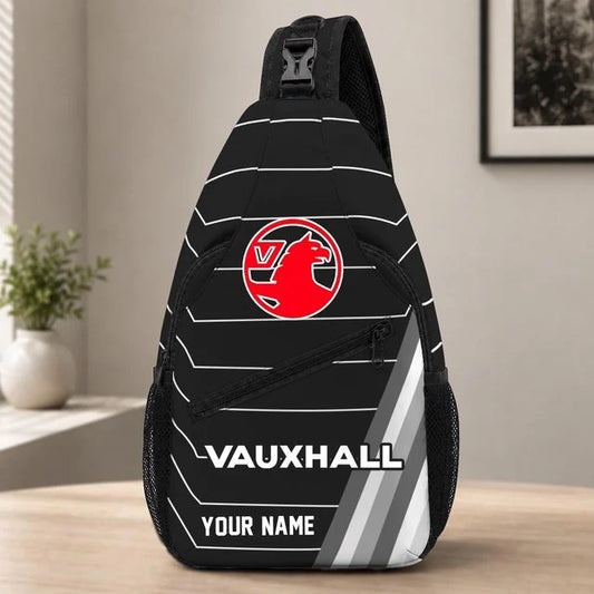 Vauxhall Custom Name Sling Bag – Racing Style Crossbody Backpack