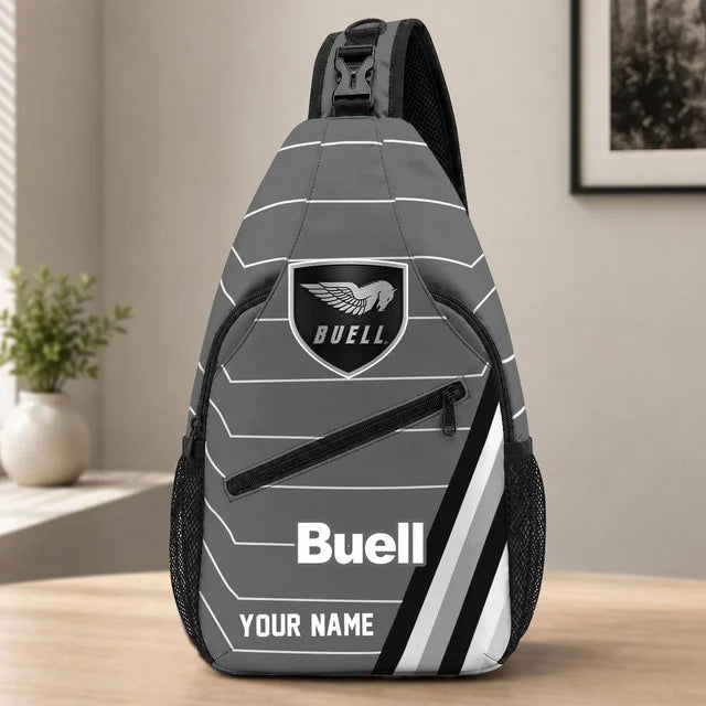 Buell Motorcycles Sling Bag – Custom Name Crossbody Bag
