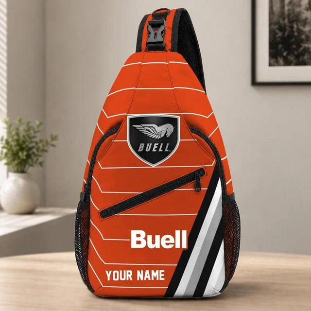 Buell Motorcycles Sling Bag – Custom Name Crossbody Bag