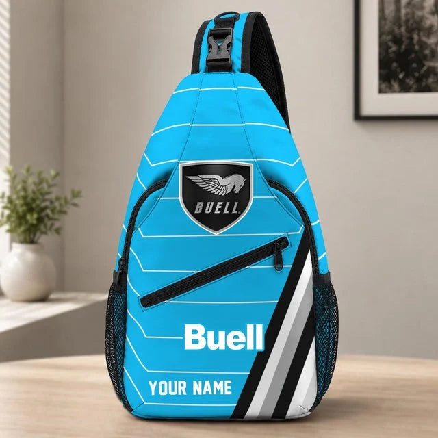 Buell Motorcycles Sling Bag – Custom Name Crossbody Bag