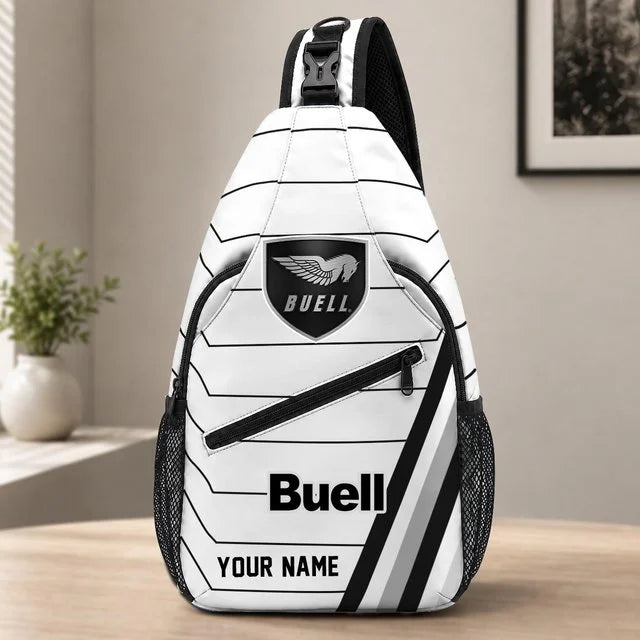 Buell Motorcycles Sling Bag – Custom Name Crossbody Bag