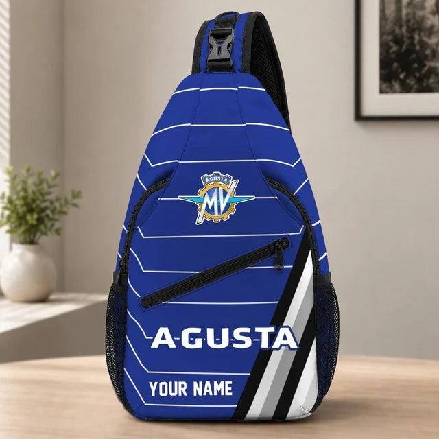 MV Agusta Motorcycles Sling Bag – Custom Name Crossbody Bag