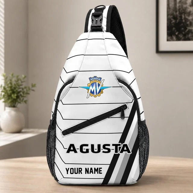 MV Agusta Motorcycles Sling Bag – Custom Name Crossbody Bag