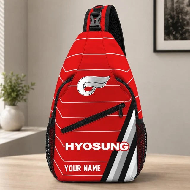Hyosung Motorcycles Sling Bag – Custom Name Crossbody Bag
