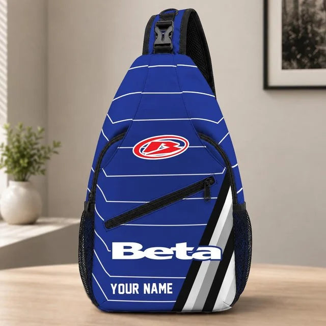 Beta Motorcycles Sling Bag – Custom Name Crossbody Bag
