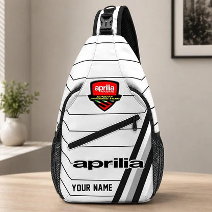 Aprilia Motorcycles Sling Bag – Custom Name Crossbody Bag