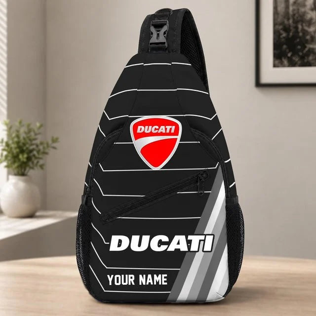 Ducati Sling Bag – Custom Name Crossbody Bag