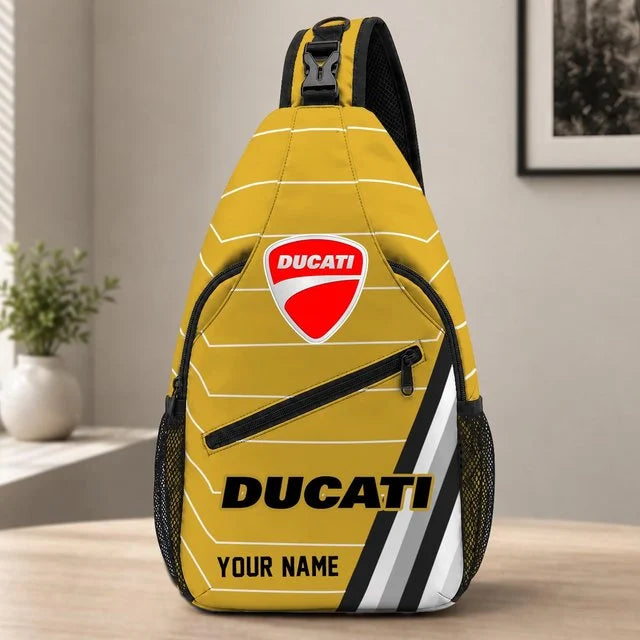 Ducati Sling Bag – Custom Name Crossbody Bag