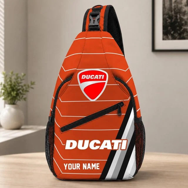 Ducati Sling Bag – Custom Name Crossbody Bag