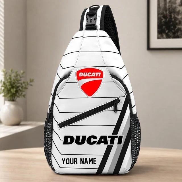 Ducati Sling Bag – Custom Name Crossbody Bag