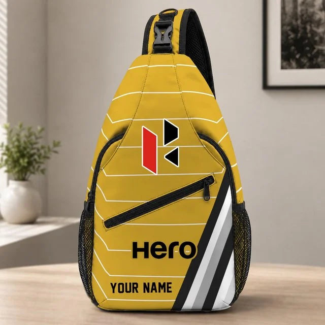 Hero Motorcycles Sling Bag – Custom Name Crossbody Bag