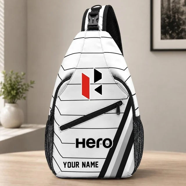 Hero Motorcycles Sling Bag – Custom Name Crossbody Bag