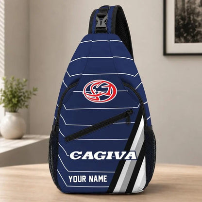 Cagiva Motorcycles Sling Bag – Custom Name Crossbody Bag