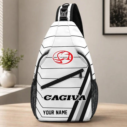 Cagiva Motorcycles Sling Bag – Custom Name Crossbody Bag