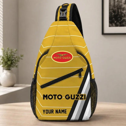Moto Guzzi Sling Bag – Custom Name Crossbody Bag