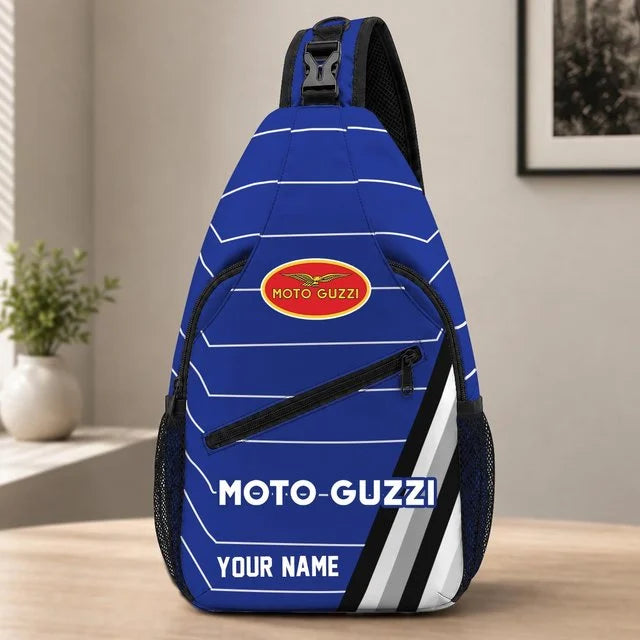 Moto Guzzi Sling Bag – Custom Name Crossbody Bag