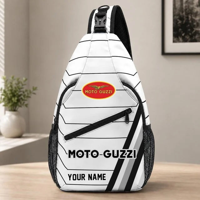 Moto Guzzi Sling Bag – Custom Name Crossbody Bag