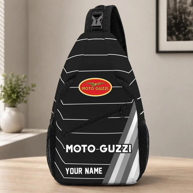 Moto Guzzi Sling Bag – Custom Name Crossbody Bag