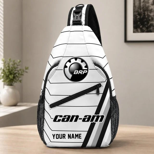 Can-Am Motorcycles Sling Bag – Custom Name Crossbody Bag