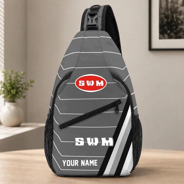 SWM Motorcycles Sling Bag – Custom Name Crossbody Bag
