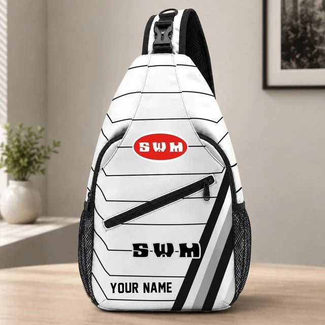 SWM Motorcycles Sling Bag – Custom Name Crossbody Bag