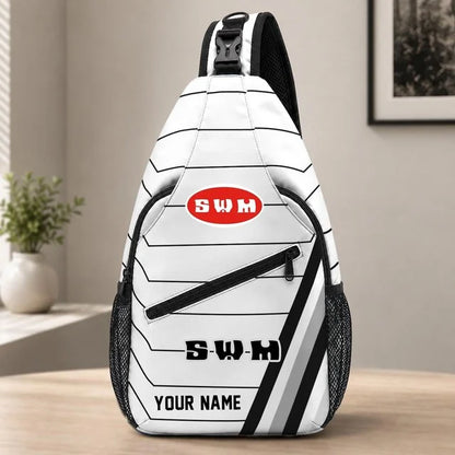 SWM Motorcycles Sling Bag – Custom Name Crossbody Bag