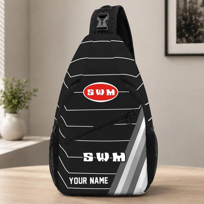 SWM Motorcycles Sling Bag – Custom Name Crossbody Bag