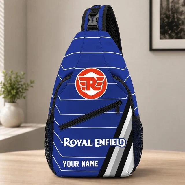 Royal Enfield Sling Bag – Custom Name Crossbody Bag