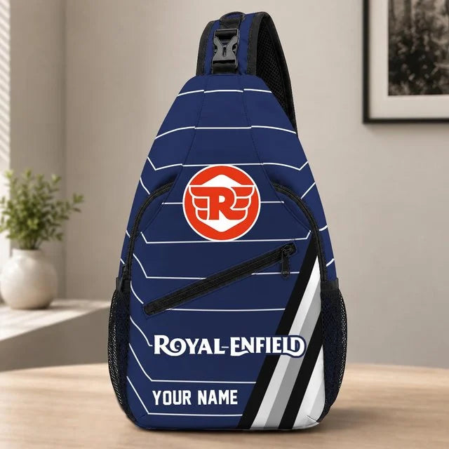 Royal Enfield Sling Bag – Custom Name Crossbody Bag