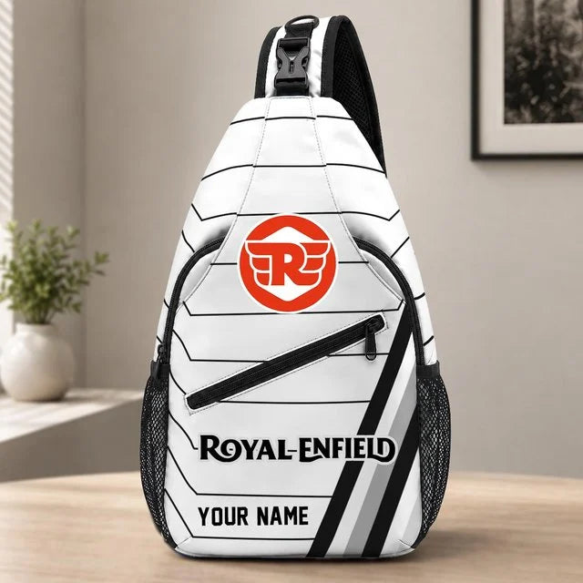Royal Enfield Sling Bag – Custom Name Crossbody Bag